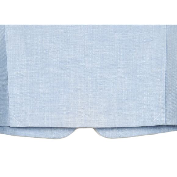 Calvin Klein Men's Slim-Fit Stretch Sport Coat Blazer Heather Light Blue 38R NWT - Picture 6 of 7